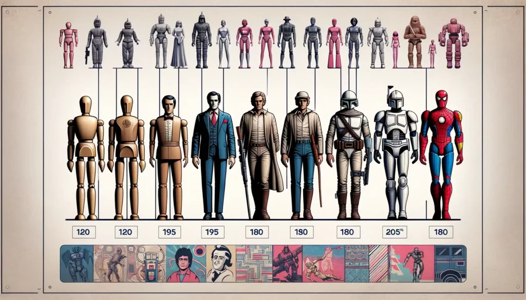 history of action figure